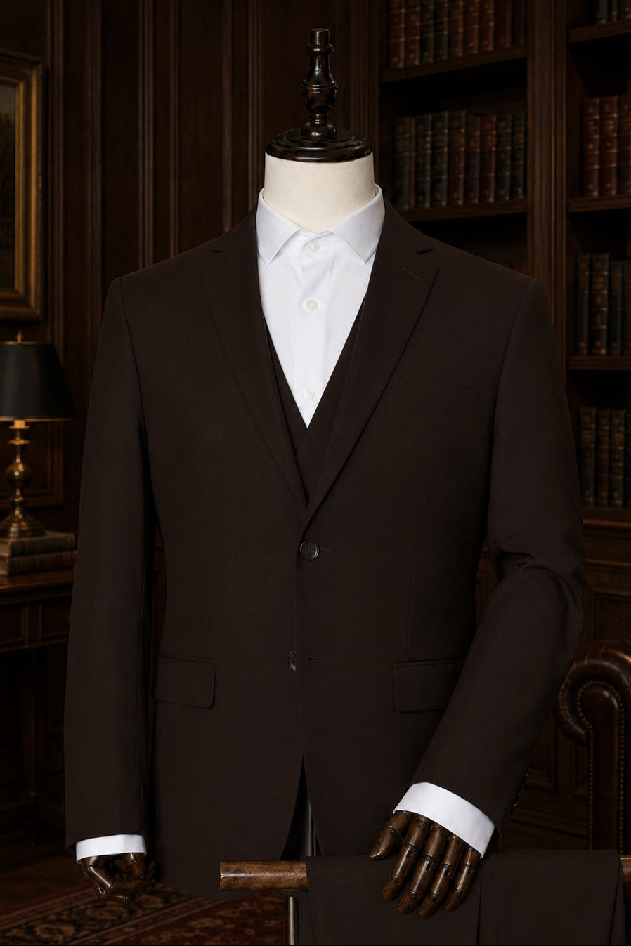Brown - Slim Fit Suit