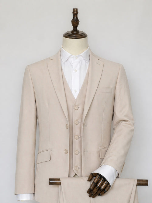 Beige - Slim Fit Suit
